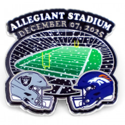 RAIDERS VS. BRONCOS 2025 GAME DAY PIN